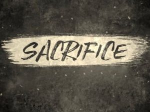 sacrifice sign